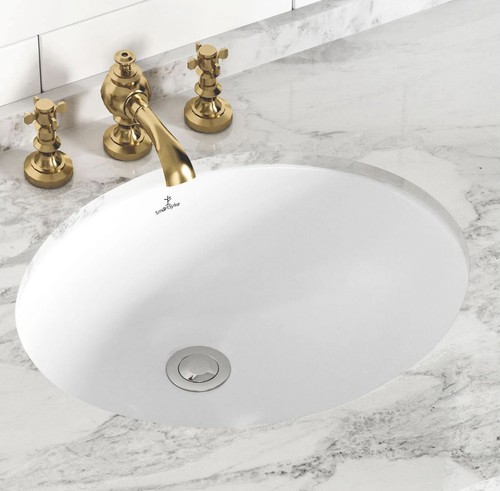 Undermount bathroom sink oval - undermount,