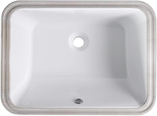 Bathroom sink with overflow - bathroom,