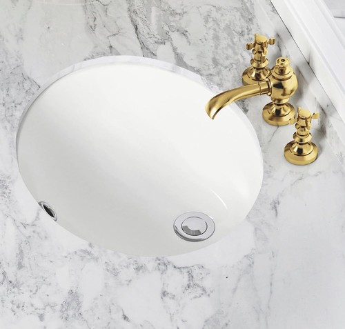 Undermount bathroom sink oval - undermount,