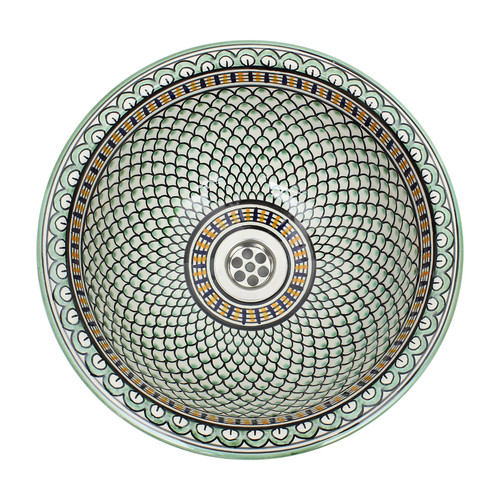 Moroccan ceramic sink - moroccan,